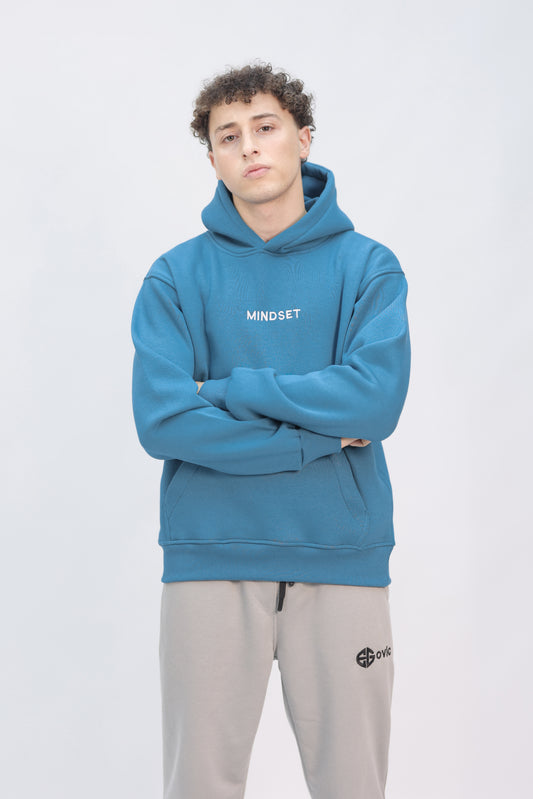 hoodie crystal teal ( mindset )
