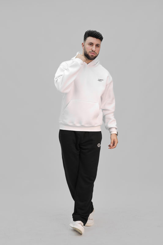 Hoodie white (don't quit)