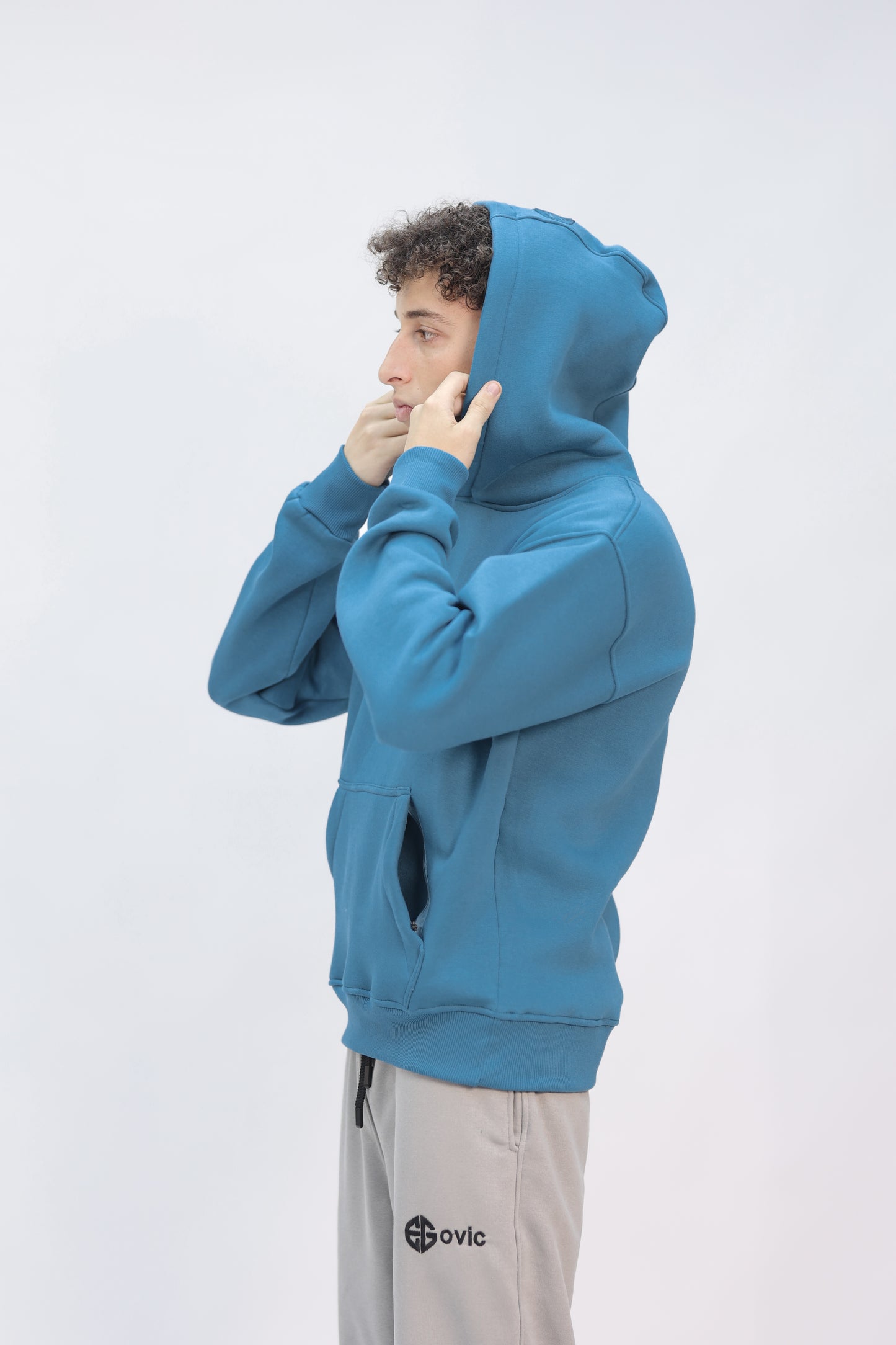 hoodie crystal teal ( mindset )