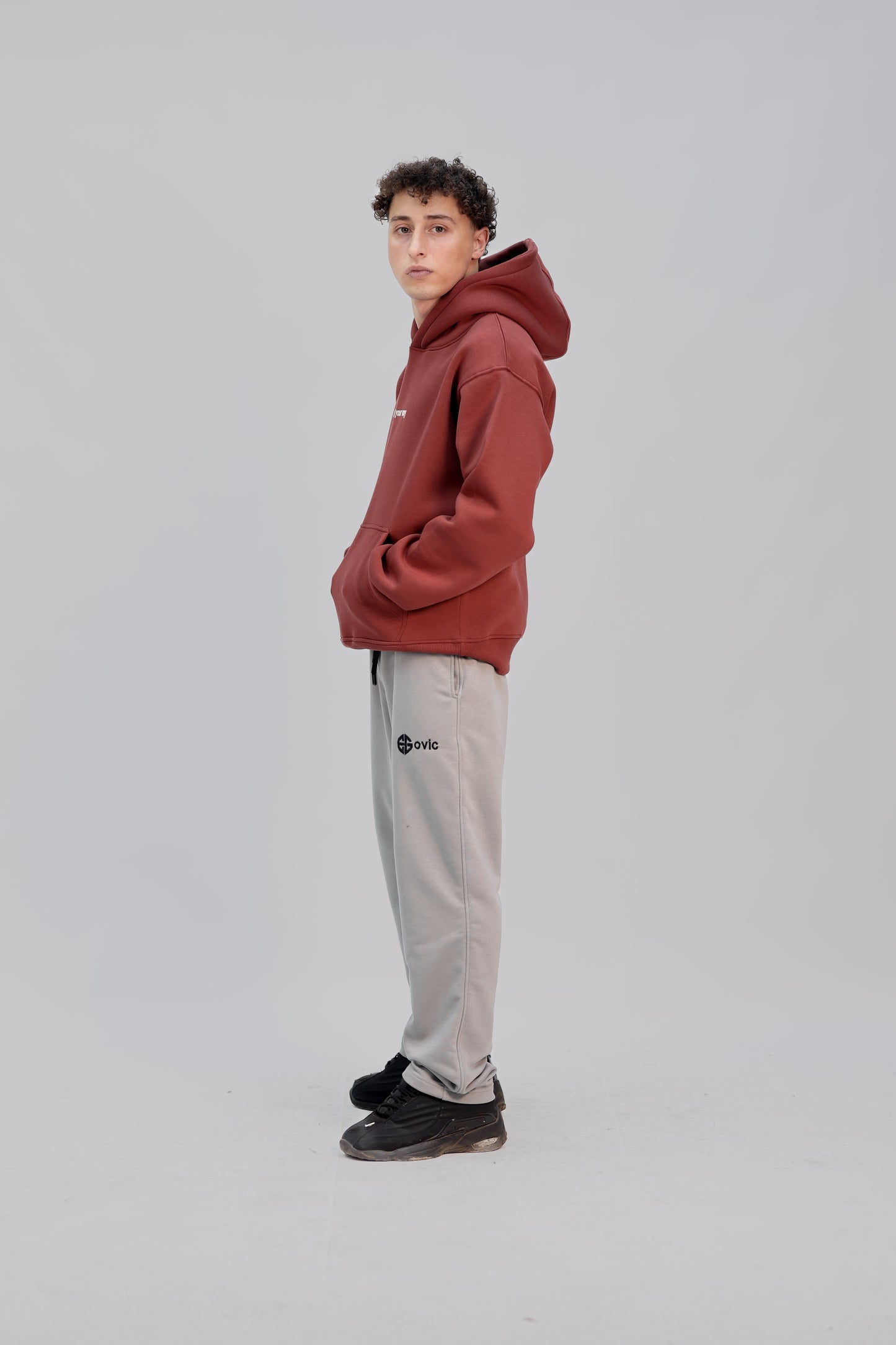 Hoodie burgundy (find your way)