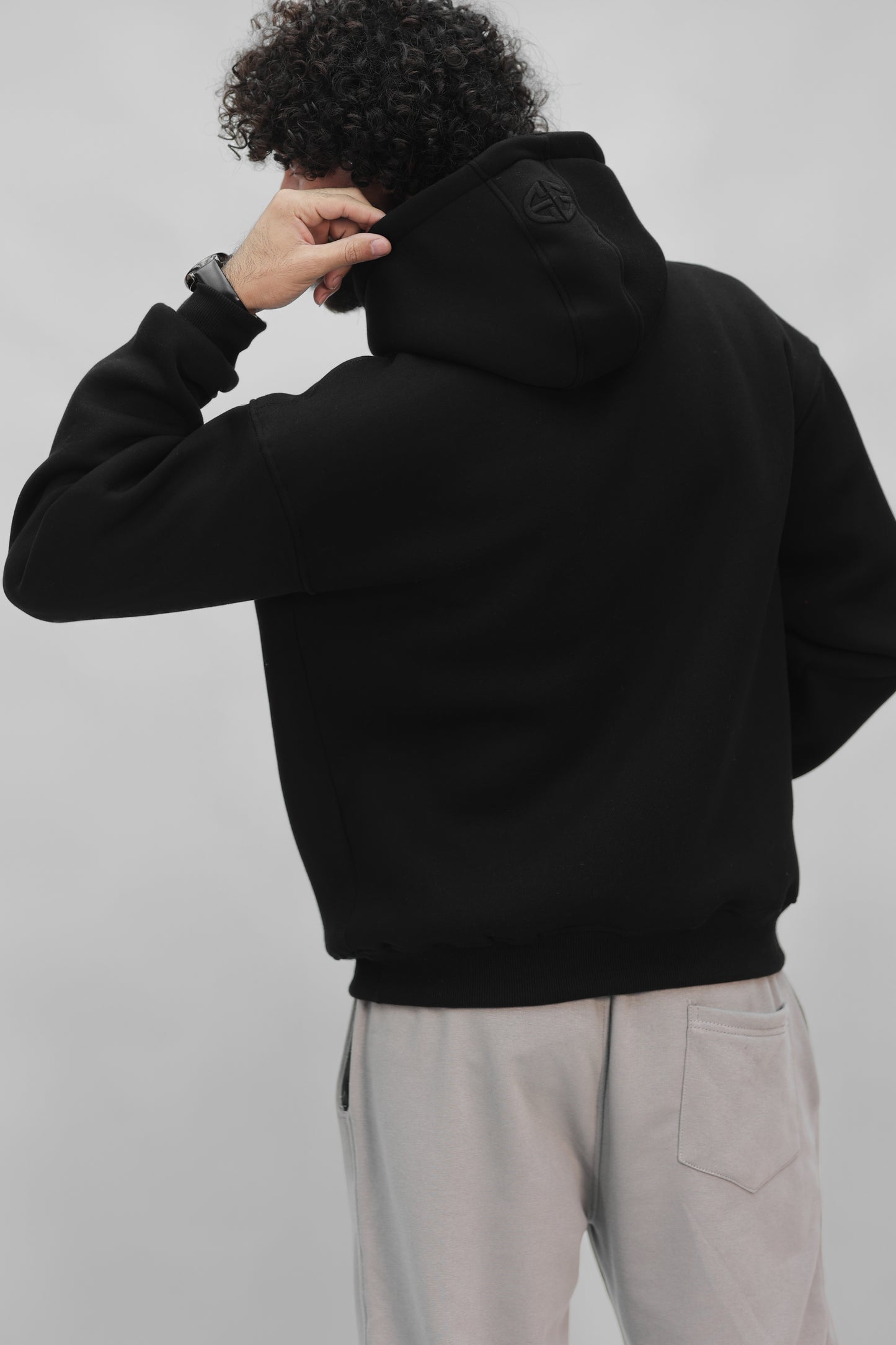Zip-up Hoodie black ( don't quit )