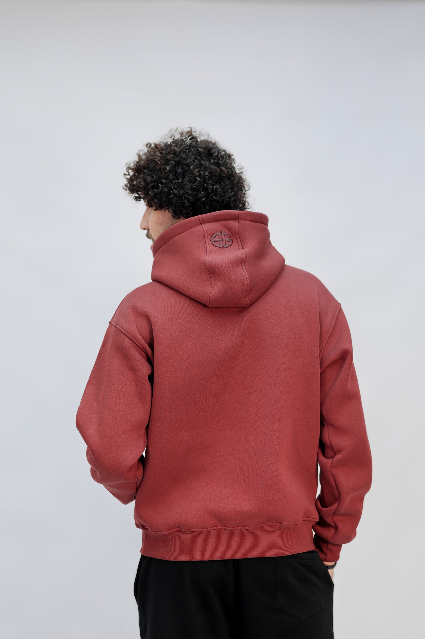Zip-up Hoodie burgundy (feel the vibe)