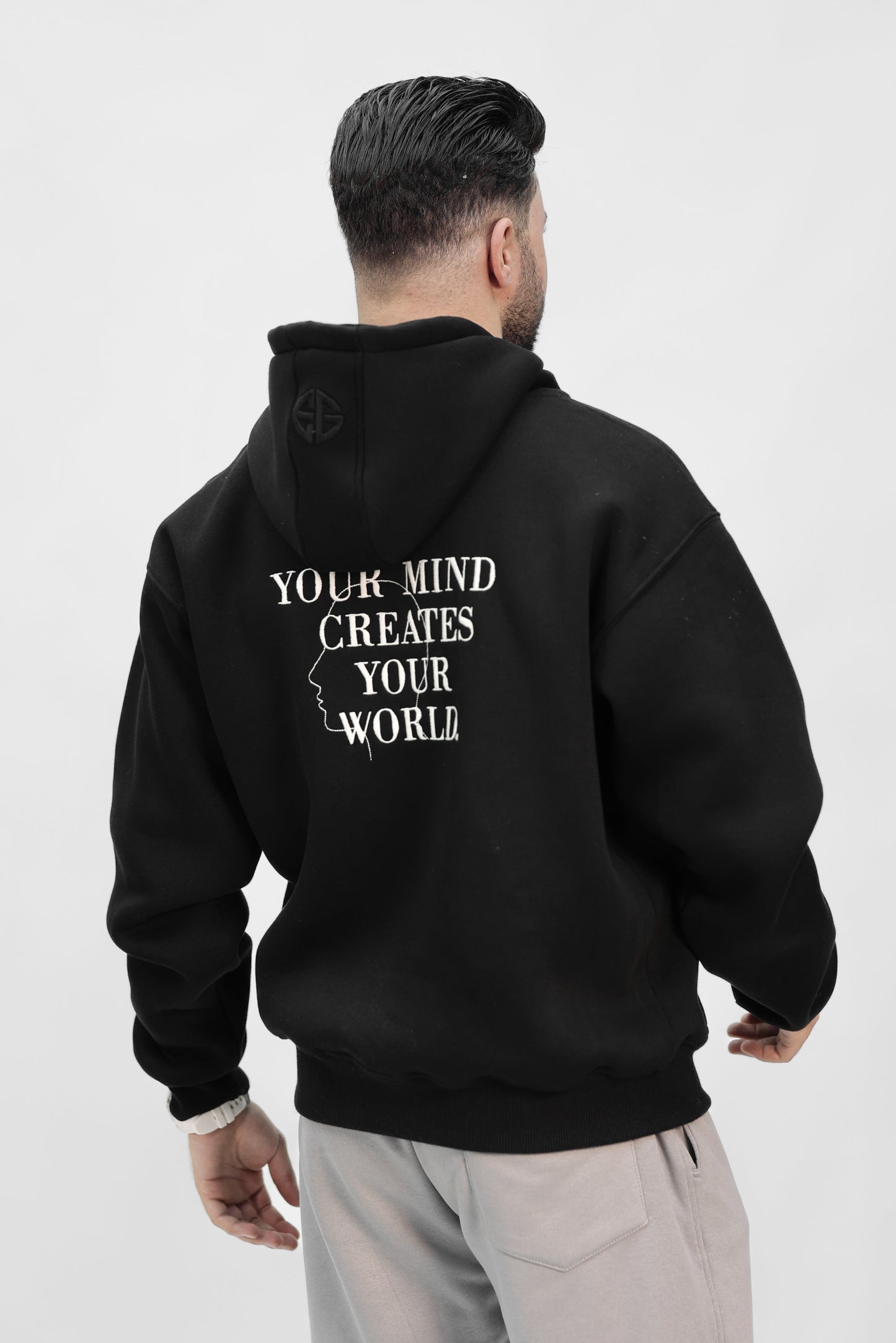 Hoodie black ( mindset )