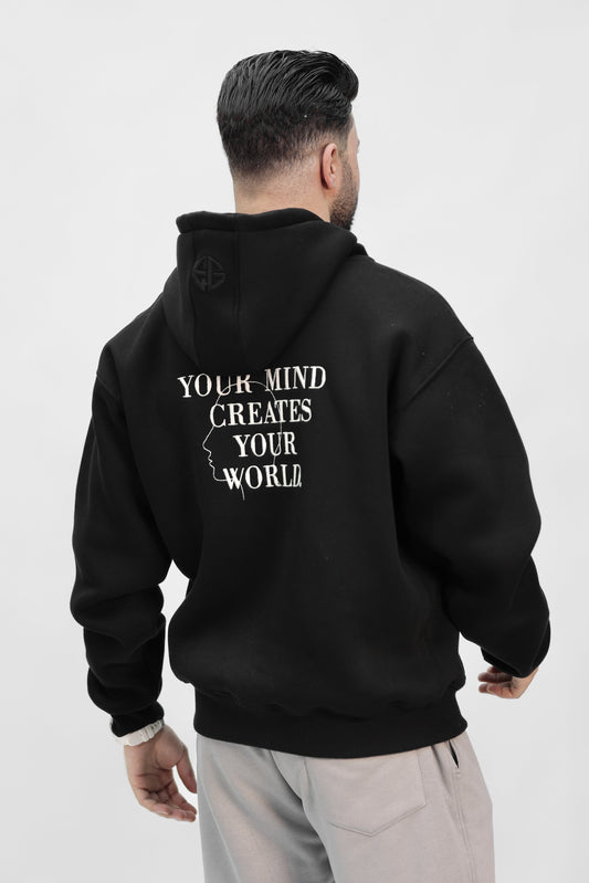 Hoodie black ( mindset )